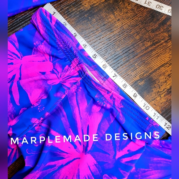 NWT*24x37 flares X Small/ X Long💜MarpleMade Designs  super soft yoga, low rise, - Picture 6 of 16